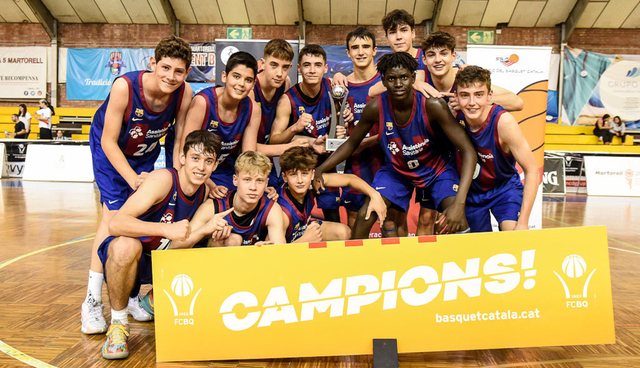 El Barça es proclama campió U14 a Martorell